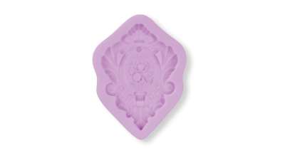 Barokk virágos bross szilikon fondant formázó