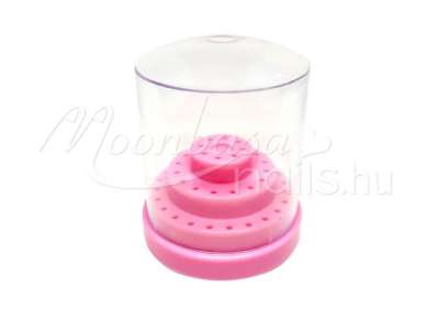 Karbid fej tároló Display box 48db-os Rózsaszín #015-R