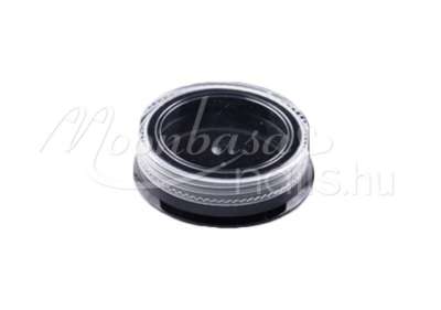 Műanyag fekete tégely 3ml  #028