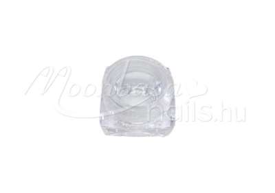 Műanyag Szögletes tégely 1x5ml Átlátszó #014