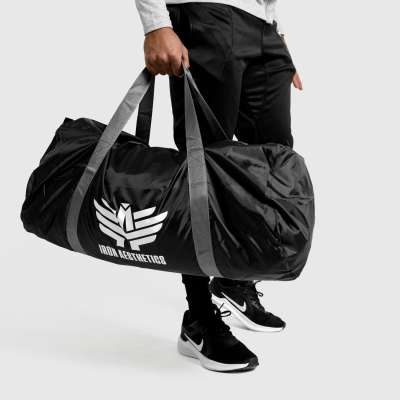Sporttáska Iron Aesthetics Duffle, fekete