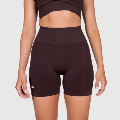 Női rövidnadrág Iron Aesthetics Uplift, barna