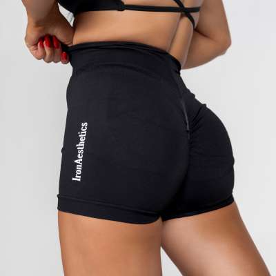 Sportos rövidnadrág Iron Aesthetics Shape, fekete