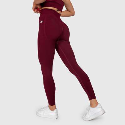 Sportleggings Iron Aesthetics Inspire, bordó