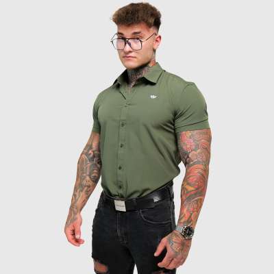 Sztreccs ing Iron Aesthetics Short Slim Stretch, zöld