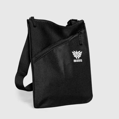 Válltáska Iron Aesthetics Crossbody, fekete