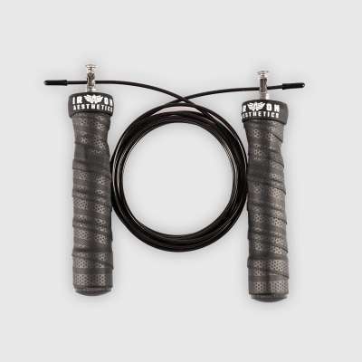 Ugrálókötél Iron Aesthetics Heavy Jump, fekete