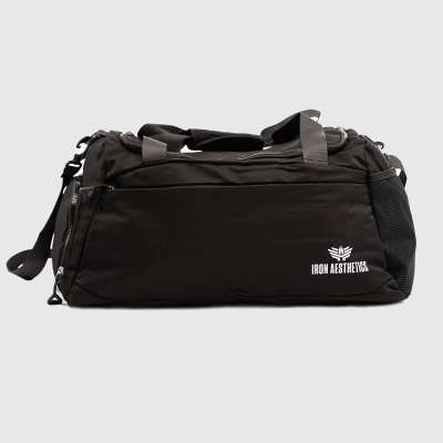 Sporttáska Iron Aesthetics Academy, fekete