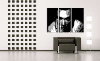 Kézzel festett POP Art festmény Morrisey 3 darab pestis | különböző méretek