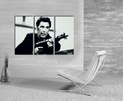 Kézzel festett POP Art festmény AL PACINO 3 darab al4 | különböző méretek