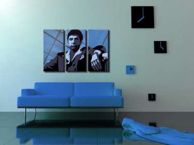 Kézzel festett POP Art festmény AL PACINO 3 darab al19 | különböző méretek