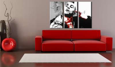 Kézzel festett POP Art festmény Taxi Driver 3 darab taxi | különböző méretek