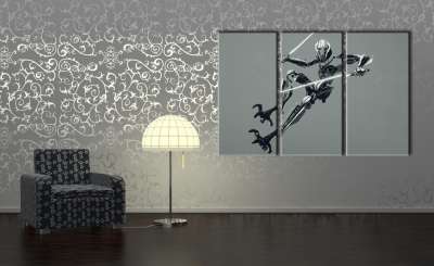 Kézzel festett POP Art festmény Star Wars 3 darab sw4 | különböző méretek