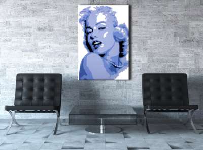 Kézzel festett POP Art festmény Marilyn Monroe 1 db mon | különböző méretek