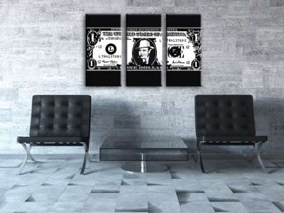 Kézzel festett POP Art festmény AL CAPONE 3 db ac2 | különböző méretek