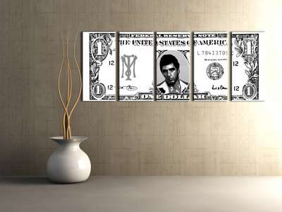 Kézzel festett POP Art festmény AL PACINO 5 darab al3 | különböző méretek