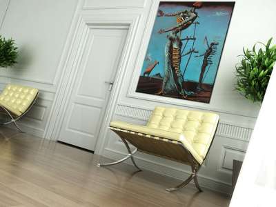 A kép vásznon HORIACA ZIRAFA - Salvador Dalí REP002