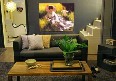 A kép a vásznon NŐ PARASZOLNAL - Pierre Auguste Renoir REP115