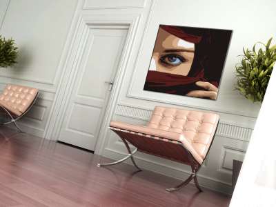 Kézzel festett POP Art Eye 1 darab szemfestés | különböző méretek