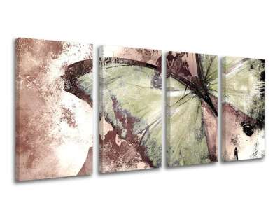 4-részes falfestés ABSTRAKT AB093E41