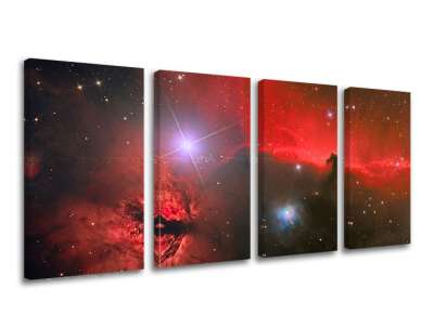 4-részes falfestmény UNIVERSE GA004E41