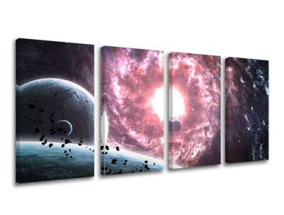 4-részes falfestmény UNIVERSE GA007E41