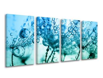 4 részes falfestmény FLOWERS KV060E41