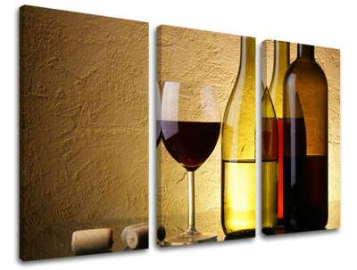 3-részes falfestés Konyha KU035E30