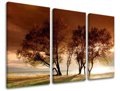 3-részes falfestés TREES ST026E30