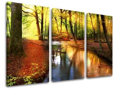 3-részes falfestés TREES ST032E30