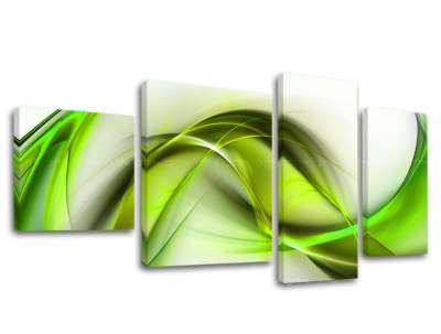 4 részes falfestés ABSTRAKT AB120E40