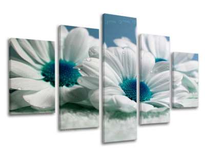 5 részes falfestmény FLOWERS XOBKV126E50