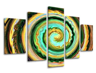 5 részes falfestmény ABSTRAKT XOBAB079E50 XOBAB079E50