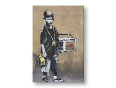 A kép vásznon 1 db Street ART - Banksy