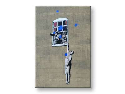 A kép vásznon 1 db Street ART - Banksy