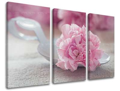 3 részes falfestmény FLOWERS KV100E30