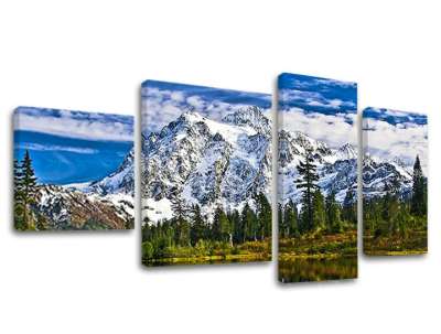 4 részből álló falfestés LANDSCAPES KR011E40