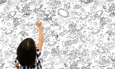 Gyermek tapéta festéshez TMDE004