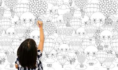 Gyermek tapéta festéshez TMDE009