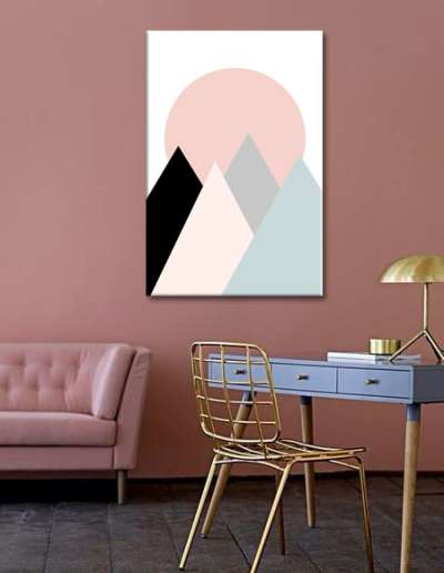 Falfestmény Degenerált sebhely a távolban / Dan Johannson XOBDJ084E1