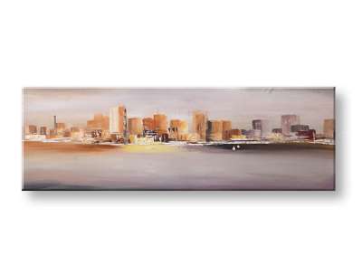 Festett falfestmény CITY 1 rész 120x40 cm CWF1398SDE1