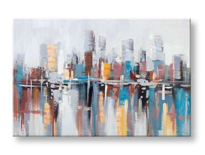 Festett falfestmény CITY 1 rész 90x60 cm CFAZH5135E1