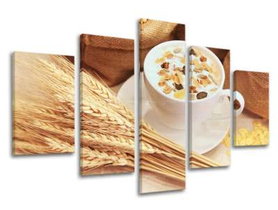 5 részes falfestés Konyha KU026E50