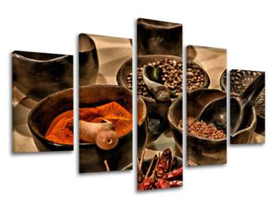 5 részes falfestés Konyha KU027E50