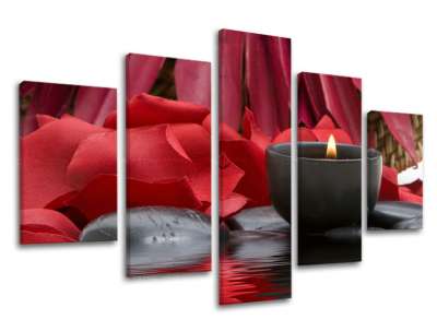 5-részes falfestmény FENG SHUI FS040E50