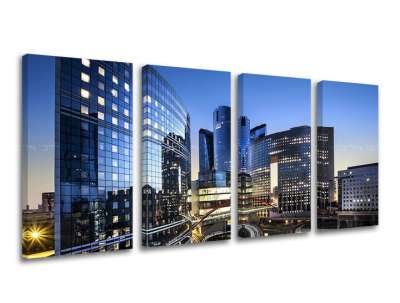 4 részes falfestés CITY ME110E41
