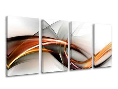 4 részes falfestés ABSTRAKT XOBAB070E41 XOBAB070E41