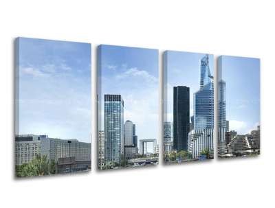 4 részes falfestés CITY ME112E40