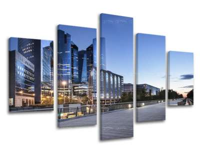 5 részes falfestés CITY ME111E50