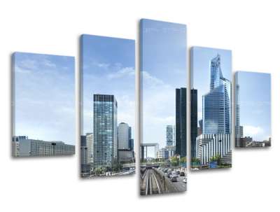 5 részes falfestés CITY ME112E50